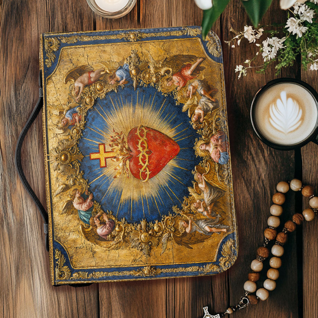 Funda para Biblia - Sagrado Corazón del Divino Amor