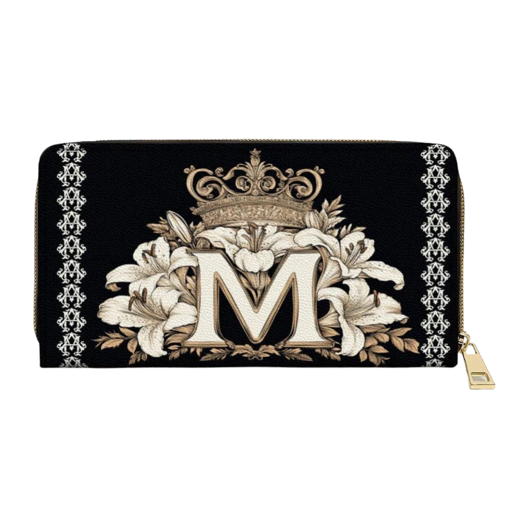 Cartera Católica Femenina – Símbolo Mariano