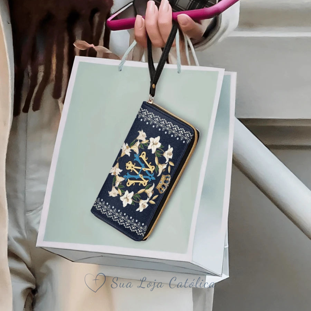 Cartera Católica Femenina – Corona de la Gracia