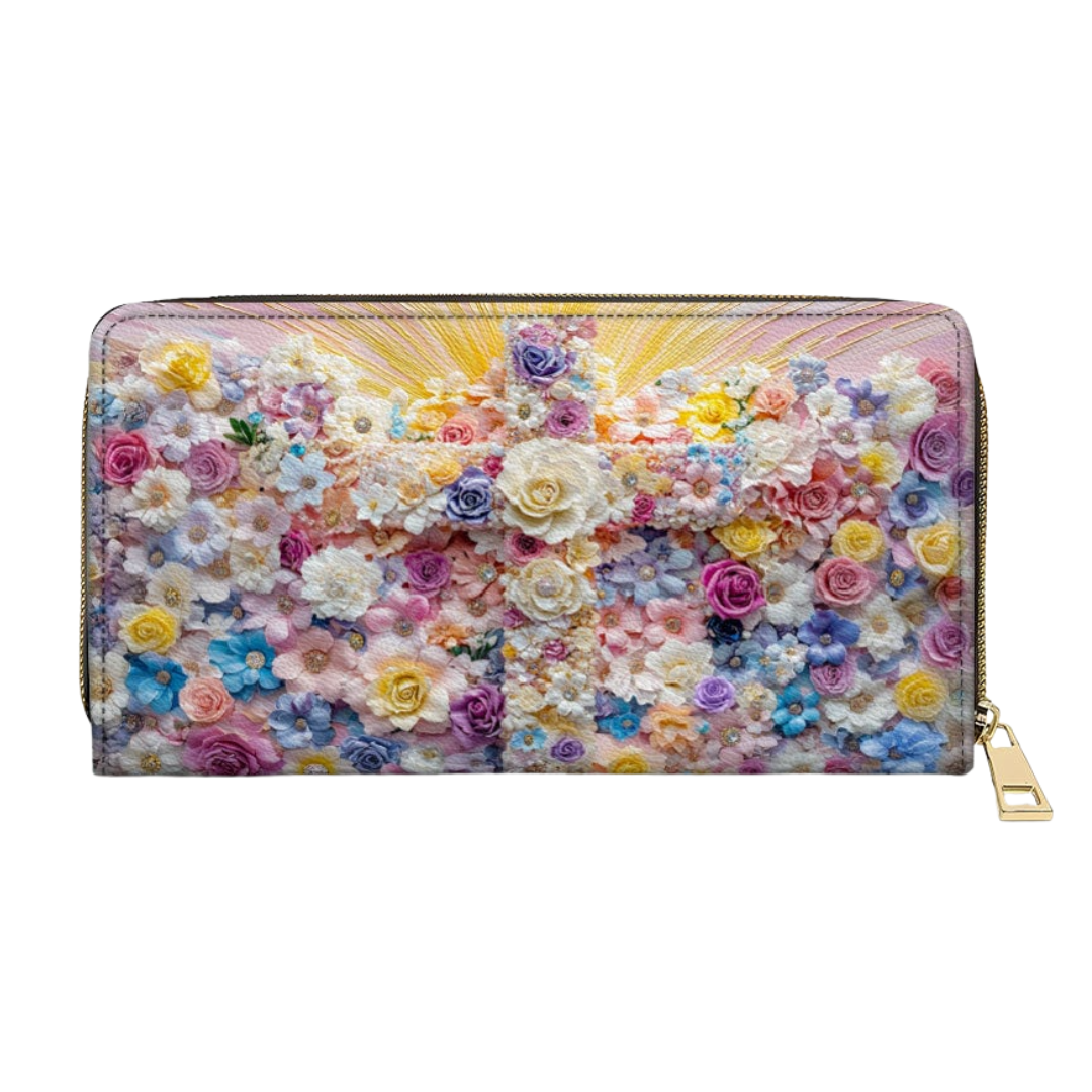 Cartera Católica Femenina – Flores de la Gracia