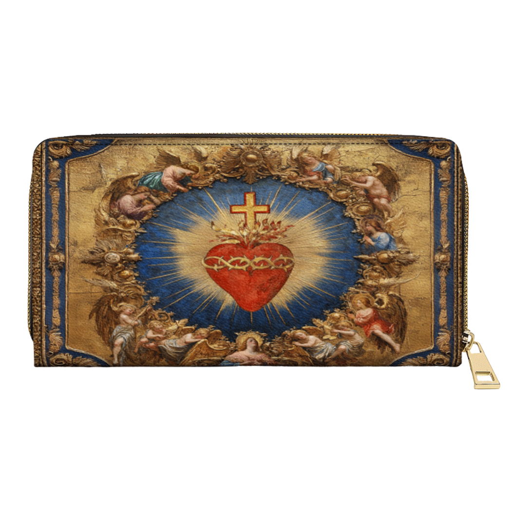 Cartera Católica Femenina – Sagrado Corazón del Divino Amor