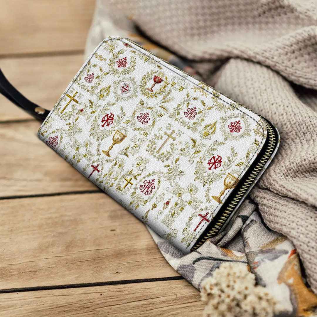 Cartera Católica Femenina – Sagrada Comunión